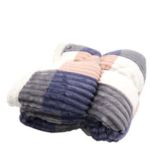 1pc Sherpa Soft And Fluffy Throw Blanket