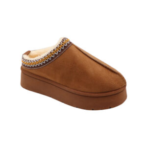 Ladies Slip in Mule With Stitching Detail - Assorted Colours