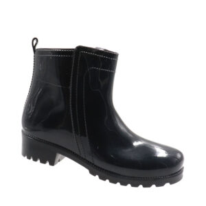 Ladies Ankle Rain Boot - Black