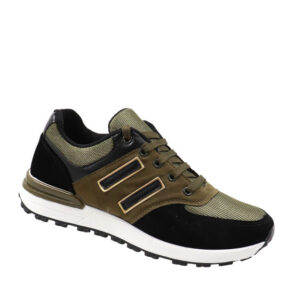 Mens Lace Up Sneaker - Army/Green