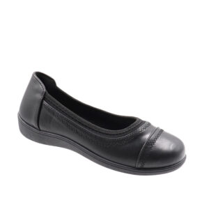 Ladies Slip On Casual Shoe Black