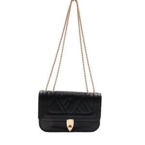 Shoulder Bag With Detachable Metal Chain