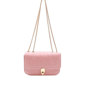 Shoulder Bag With Detachable Metal Chain