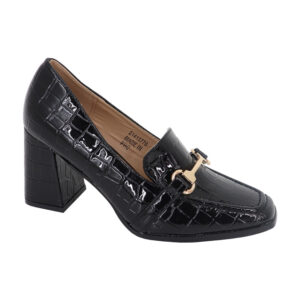 Jada Ladies Embossed Court Black