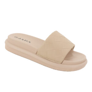 Jada Ladies Thick Sole Quilted Slide Stone