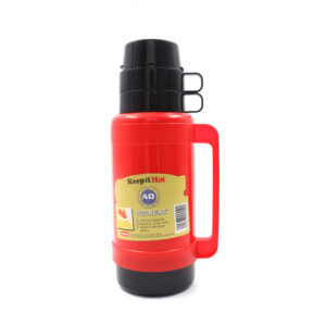 Portable Thermal Vacuum Flask 1.8 Litre With 2 Cups for Hot and Cold Drinks