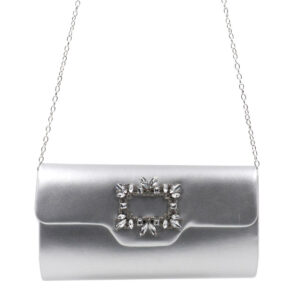 Ladies Embellished Clutch With Detachable Chain