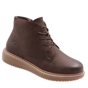 Ladies Lace Up Boot - Brown