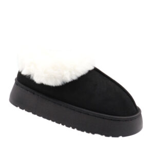 Ladies Furry Bootie Slipper - Assorted
