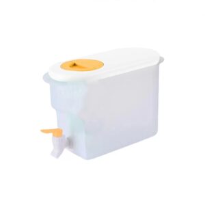 Plastic Beverage Drink Dispenser With Tap Ice Lemonade Juice Container With Lid