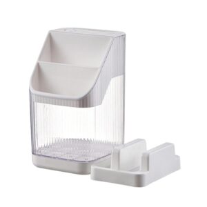 Multifunctional Cutlery Holder for Countertop – White