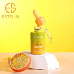 Estelin 30ml Face Oil Vitamin C Turmeric Brightening and Antioxidant