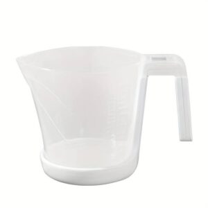 Digital Kitchen Scale and Measuring Cup – White
