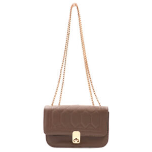 Shoulder Bag With Detachable Metal Chain