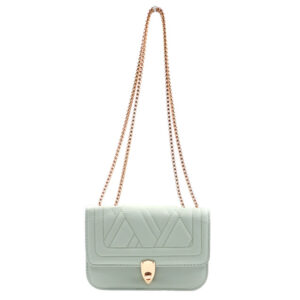 Shoulder Bag With Detachable Metal Chain