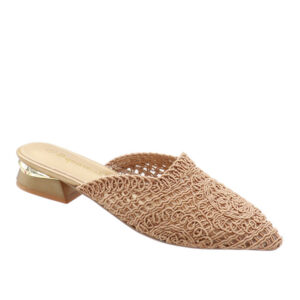 Ladies Woven Slip In Sandal