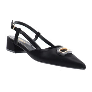 Ladies Pointy Sandal With Trim Detail