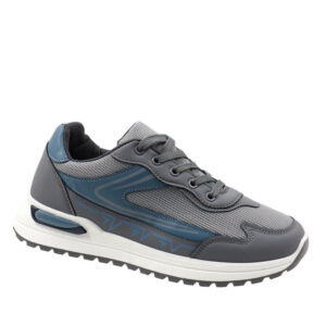 Mens Lace Up Sneaker - Grey