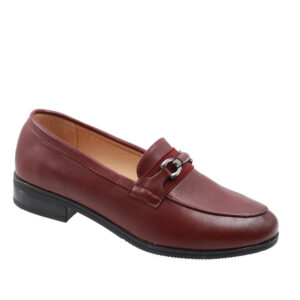 Ladies Fashion Loafer Maroon