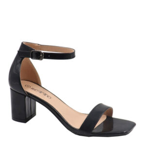 Ladies Ankle Strap Sandals-Black