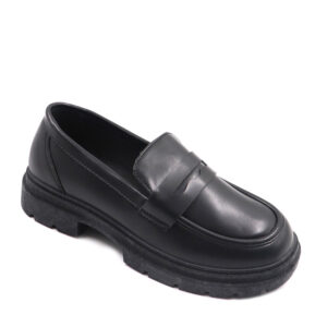 Ladies Chunky Loafer - Black