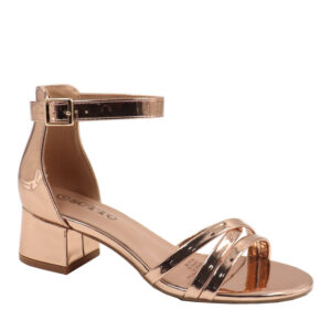 Ladies Ankle Strap Sandal - Champagne