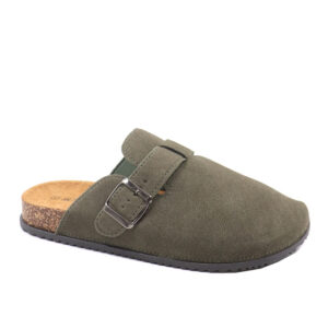Ladies Slip on Mule Green