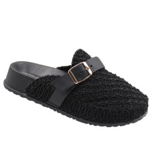 Ladies Slip On Mule - Black