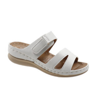 Ladies Comfort Sandal - White