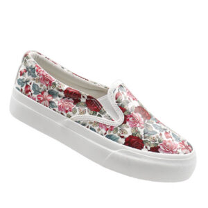 Ladies Slip On Sneaker - White