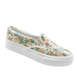 Ladies Slip On Sneaker - Khaki
