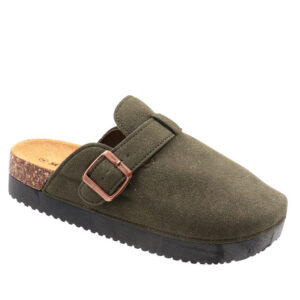 Ladies Slip In Mule - Green